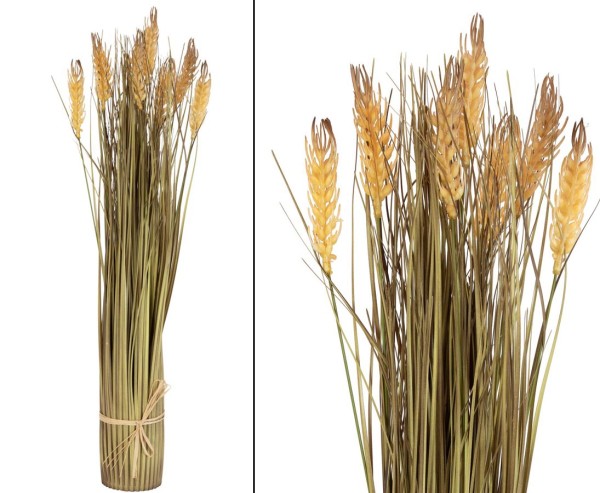 Künstliches Weizenbündel geerntet mit 7 Ähren 60cm