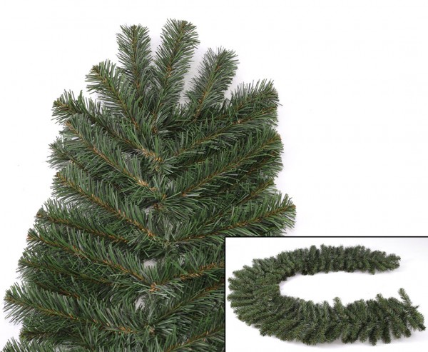 Edle Tannengirlande 270cm sehr dicht und extra breit mit 40cm