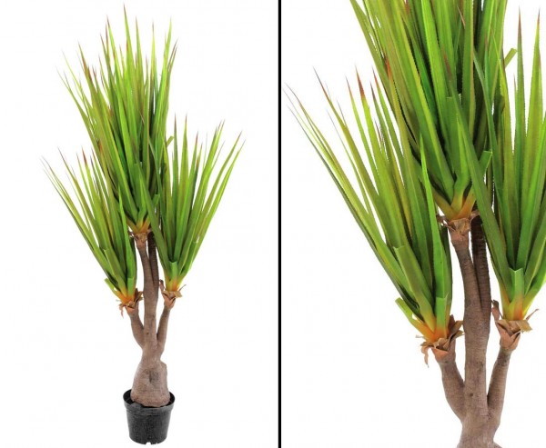 Säbelzahn-Agave Kunstpflanze 185cm mit 111 Blättern