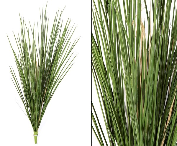 Gras Busch mit künstlichen PE Halmen Höhe ca. 85cm in schwer entflammbar