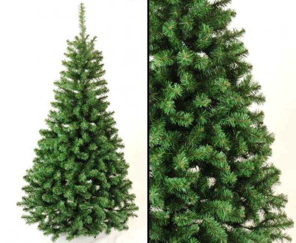 Künstlicher Tannenbaum Georgia grün 180cm mit PVC Nadeln schwer entflammbar