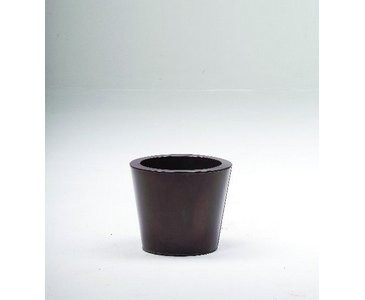 Übertopf, erdfarben, rund, Höhe: 25cm