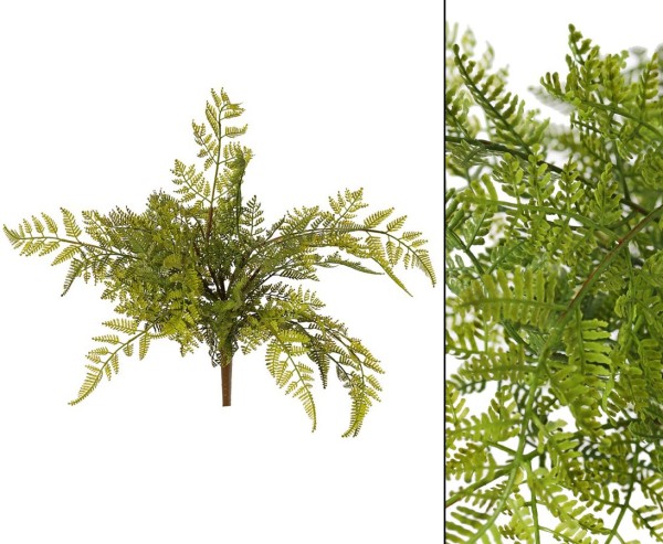 Farn Busch künstlich 40cm mit 25 PE Zweigen