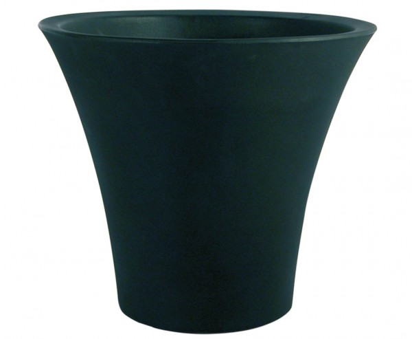 Pflanzkübel "Marina" schwarz aus Kunststoff 36cm Hoch, Ø 40cm