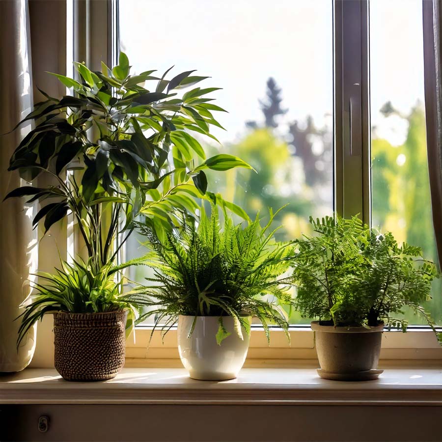 Fensterbank dekorieren