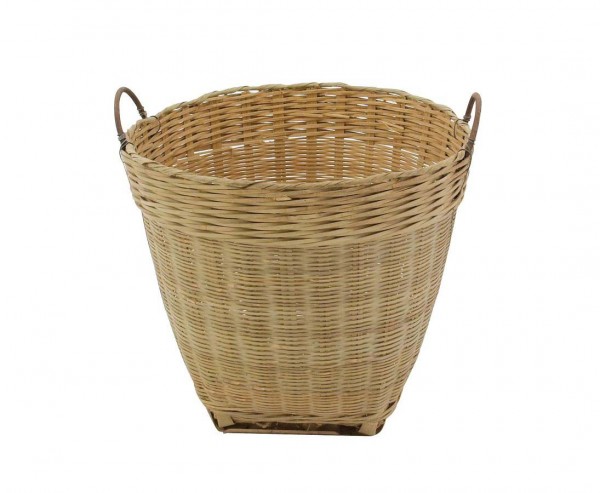 Bambus Übertopf mit Griffen, Durchmesser 35cm, Höhe 31,5cm