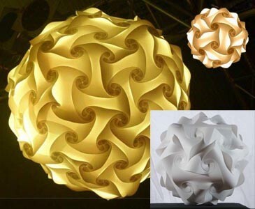 Creative Design Lampe, weiss, Modell "Exclusive", 48cm