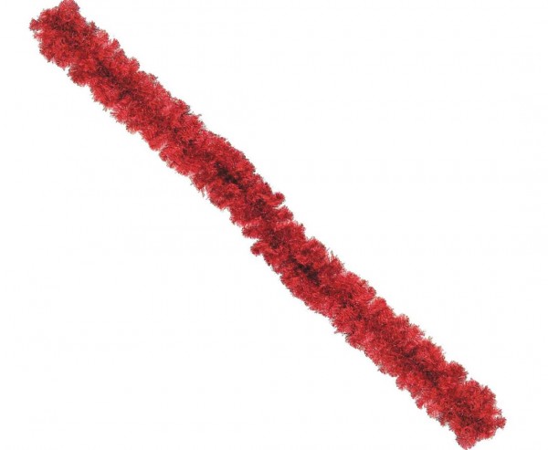 Künstliche Edeltannengirlande 270cm rot, sehr dicht bestückt