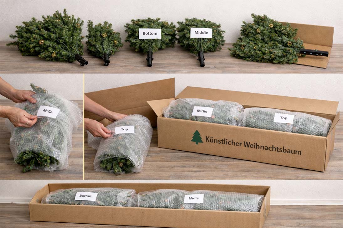 Aufbewahrung Kunstpflanzen Weihnachten
