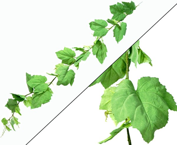 Künstliche Wein Girlande, Dekogirlande 165cm lang