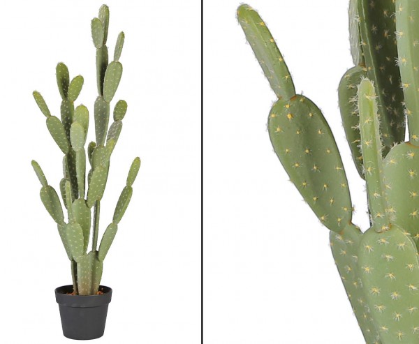 Blätterkaktus künstlich mit 36 Blätter 105cm hoch
