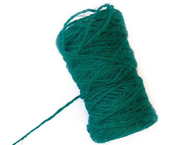 Grüne Gartenschnur aus Jute, 70m