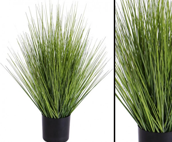 Kunstpflanzen Grasbusch im Topf mit 61cm, Durchmesser 35cm