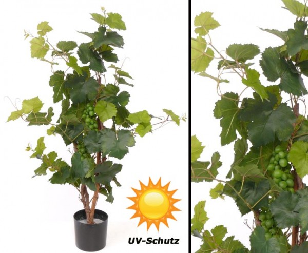 Künstlicher Rebstock UV safe 79 Blätter Höhe ca. 90cm