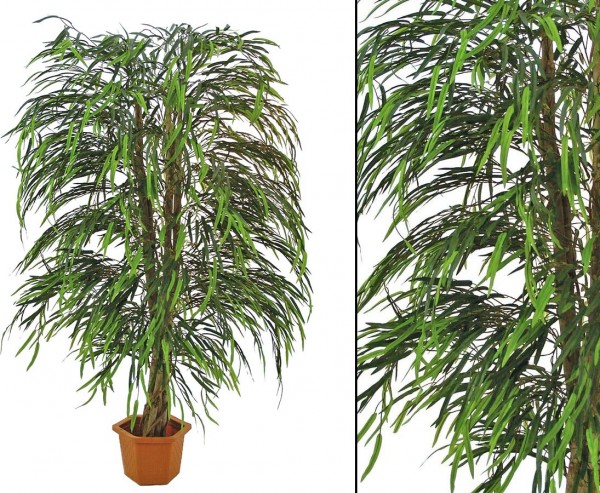 Weidenbaum künstlich mit Naturstamm und 2720 Blätter
