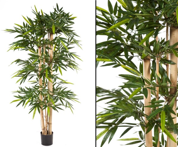 Bambus Kunstbaum 180cm Premium Qualität im Special Look und dicken Bambusstäben