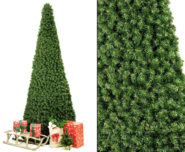 Künstlicher Tannenbaum in Kegelform Höhe 300cm