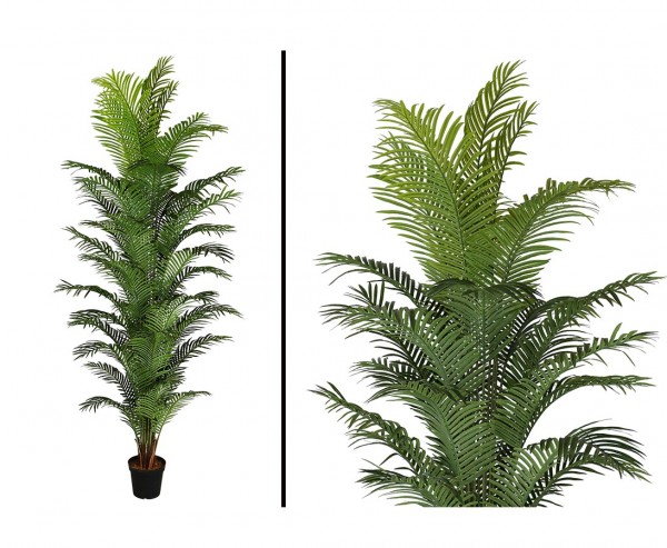 Areca Kunstpalme 44stämmig mit Wedel Höhe ca. 280cm mit Durchmesser 150cm