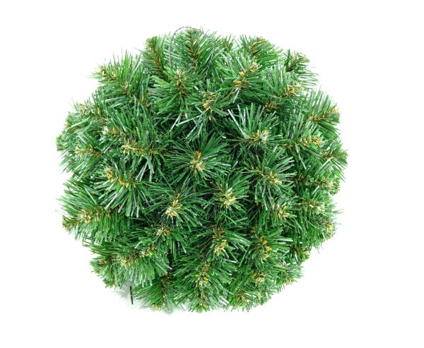 Tannenball aus künstlichen Tannenzweigen B1 mt einem Durch. von 25cm zum Aufhängen