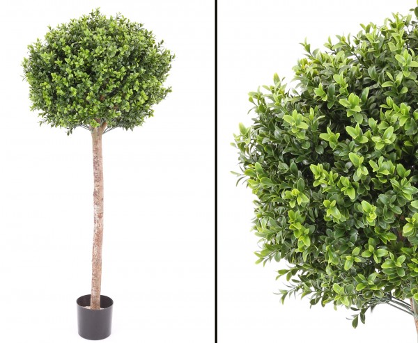 Buchskugel Kunstbaum 120cm mit Kugelform Durchmesser ca. 40cm