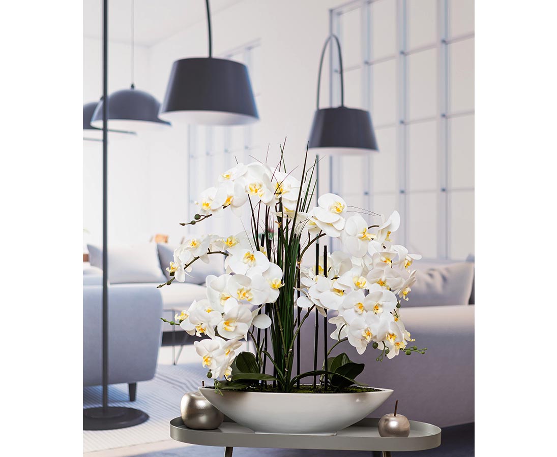 Orchideen Tischdekoration