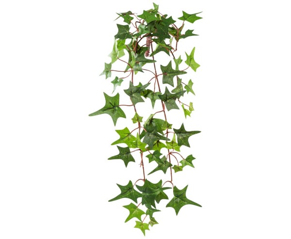 Künstliche Mini Efeuranke 40cm mit 62 grünen Blättern