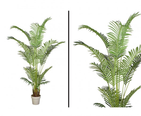 Kunstpalme Phönix 180cm mit 17 Palmwedel im Topf