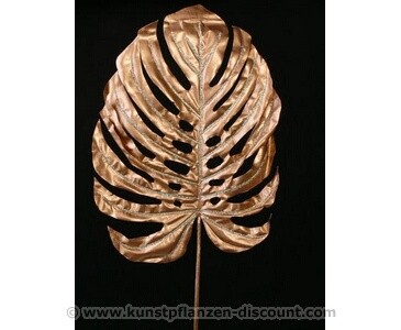 Deko in Gold, Plastikblatt mit 110cm