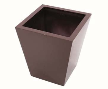 Übertöpfe braun glänzend Durchmesser 45cm, 50 hoch