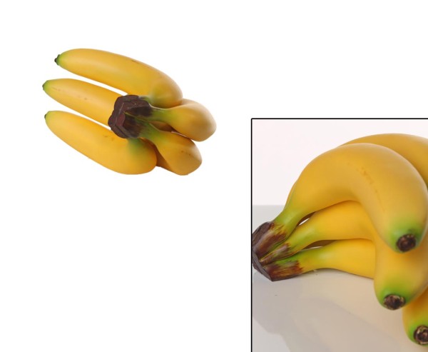 Banane 5fach künstiches Obst mit 20cm