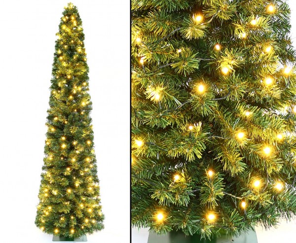Künstlicher Weihnachtsbaum in Säulen Form Kasan 180cm 392 Zweigspitzen in B1
