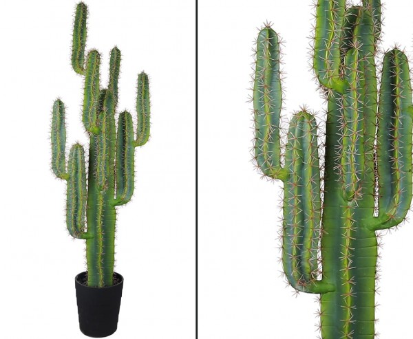 Finger Cactus künstlich 147cm im dekorativen Topf