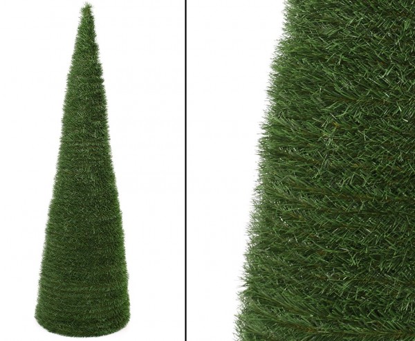 Künstlicher Christbaum kegelförmig mit einer Höhe von 150cm