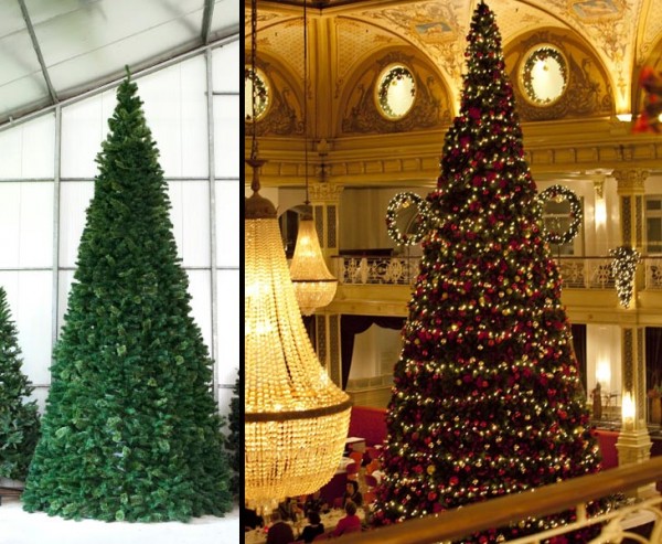 Riesen Mega Weihnachtsbaum künstlich mit 10m, Ringsystem mit B1 PVC Nadeln