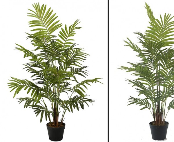 Kunstpalme Areca 120cm mit 9 Palmzweigen im Topf